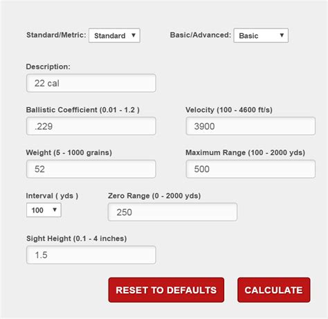 Bullet Weight The weight of the bullet. . Hornady stability calculator